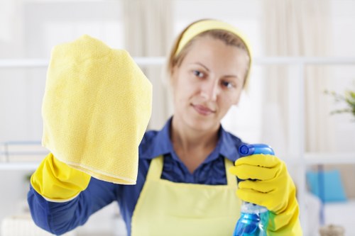 Cleaning service for a Southkensington apartment block corridor