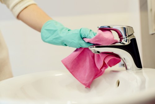 Professional mattress cleaning service in a Southkensington bedroom