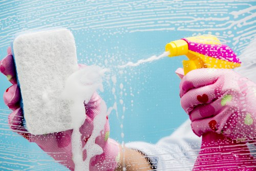 Detailed cleaning of shared business areas in South Kensington properties