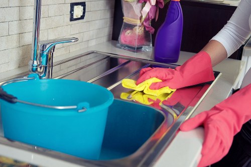 Deep clean details for kitchens and bathrooms in South Kensington