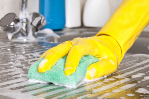 Final clean of a refurbished South Kensington residential or commercial space