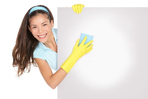 Professional carpet cleaning completed with safety and care
