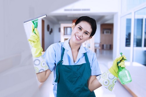 Professional cleaning of desks and shared office areas in Southkensington