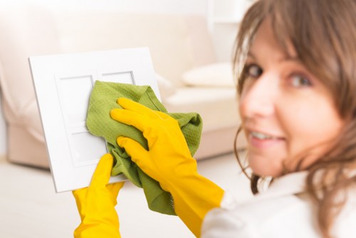 Regular office cleaning for a Southkensington workplace kitchen and reception