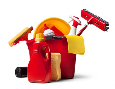 Cleaning bathrooms and fixtures in a Southkensington property